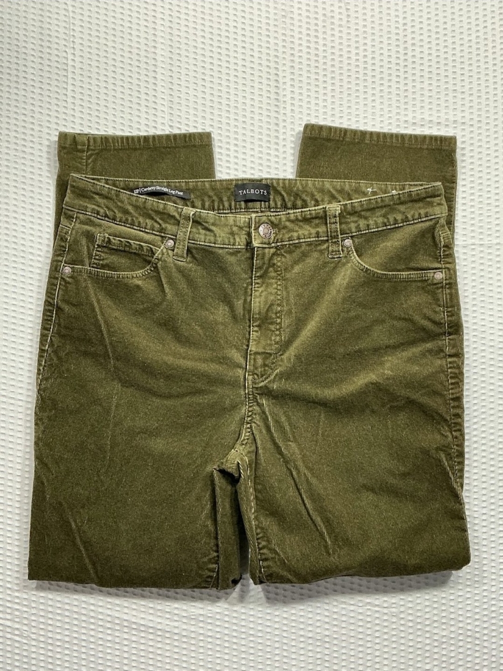 Talbots Womens Olive Green Pants Petite